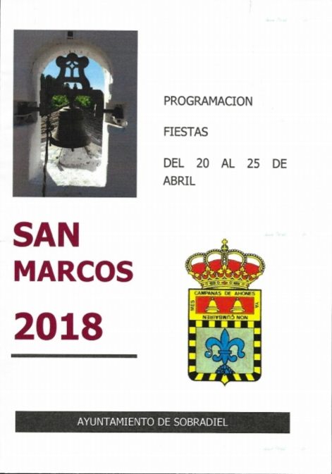Fiestas San Marcos - Sobradiel 2018