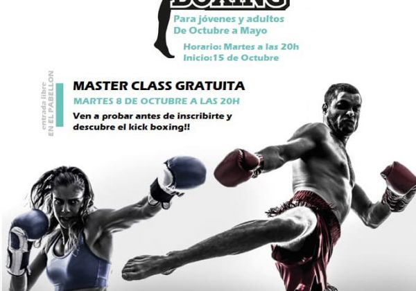 Máster class de Kick Boxing