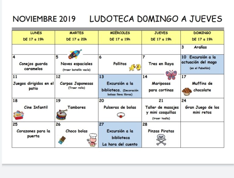 Ludoteca Noviembre