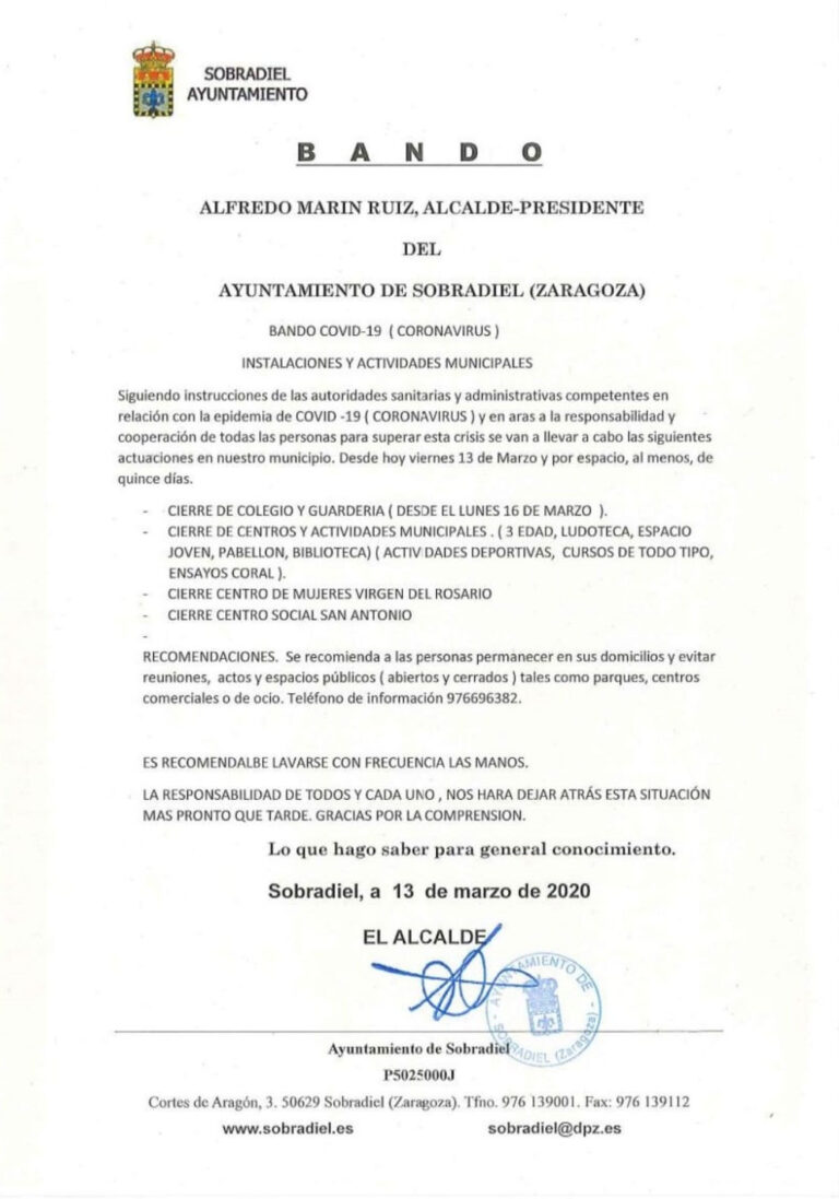 Comunicado importante