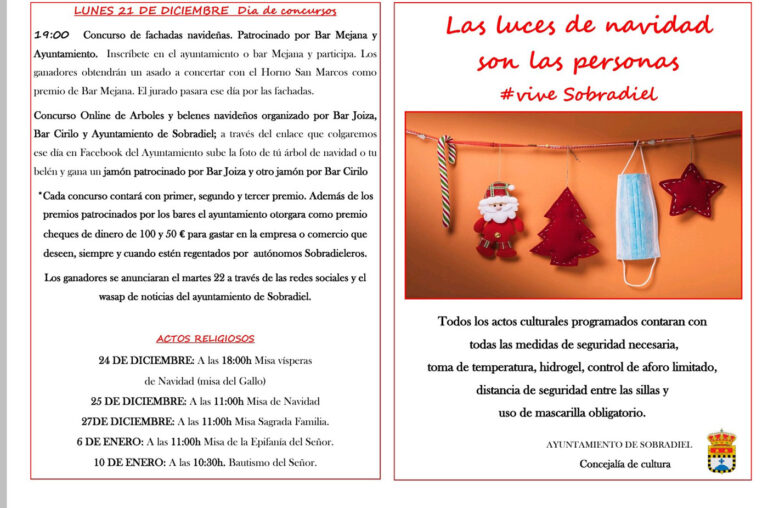 Programa actos navideños
