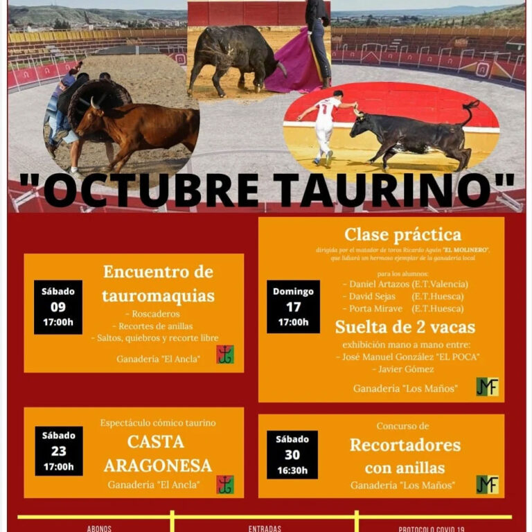 OCTUBRE TAURINO EN SOBRADIEL
