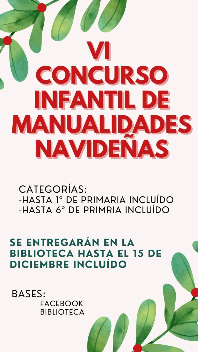 VI Concurso infantil de manualidades navideñas