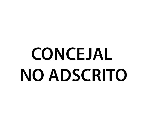 CONCEJAL NO ADSCRITO